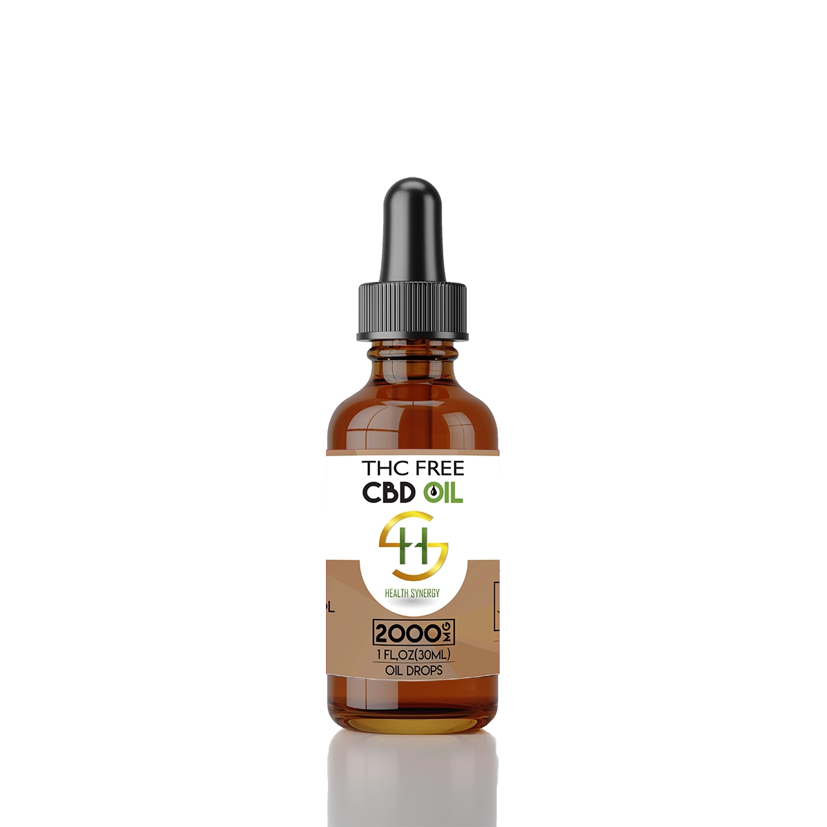 Concentrated THC-Free CBD oil - 0 THC CBD Oil - Health Synergy