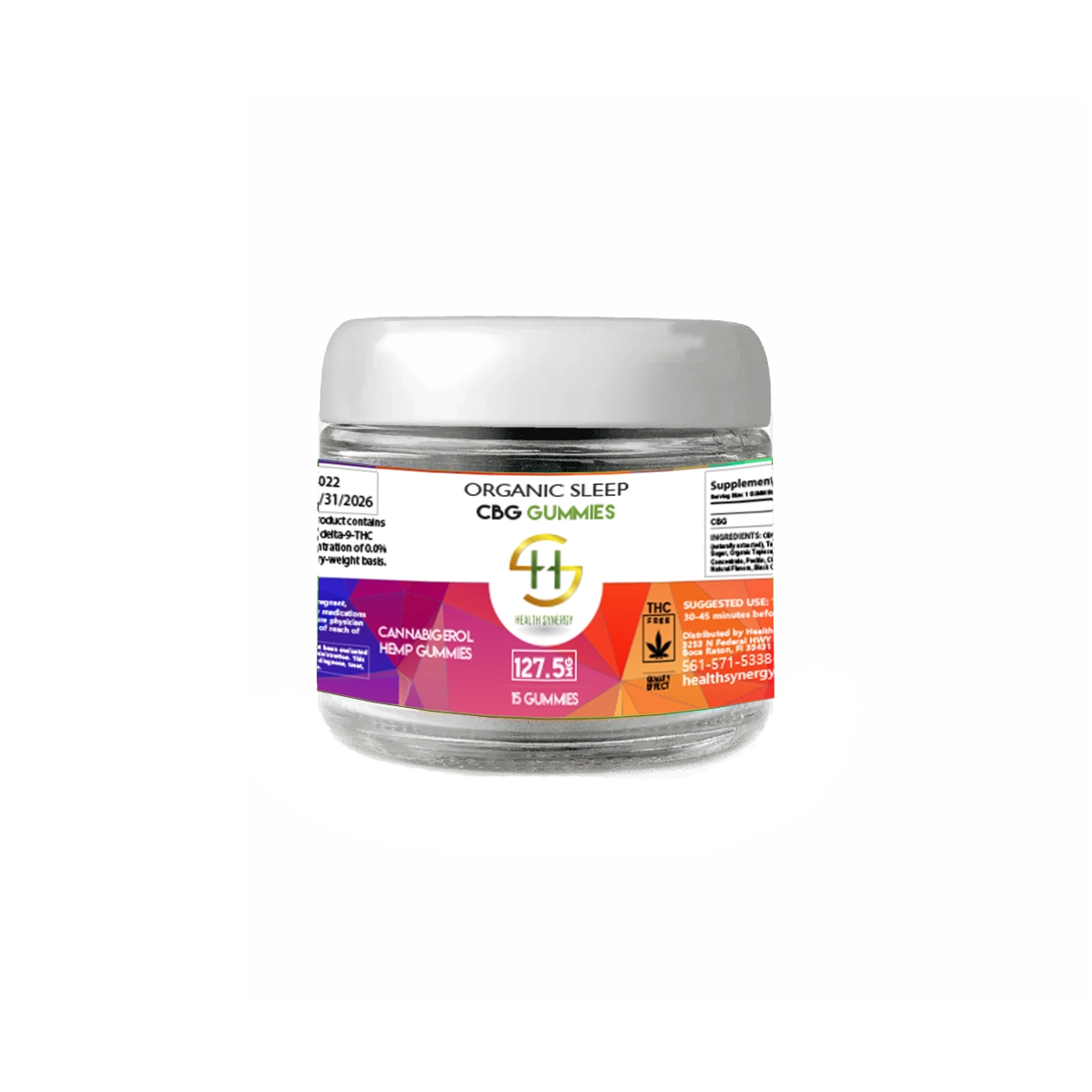 Great tasting CBG Gummies - Health Synergy - CBG hemp Edibles