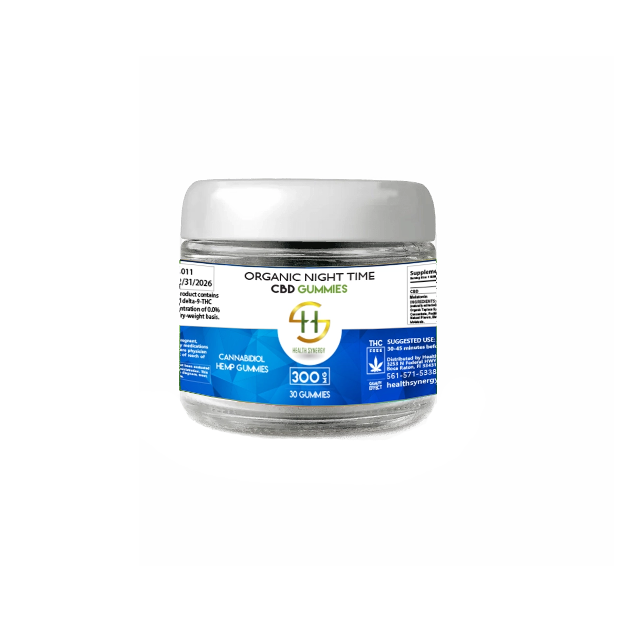 MELATONIN NIGHTTIME CBD GUMMIES 300MG
