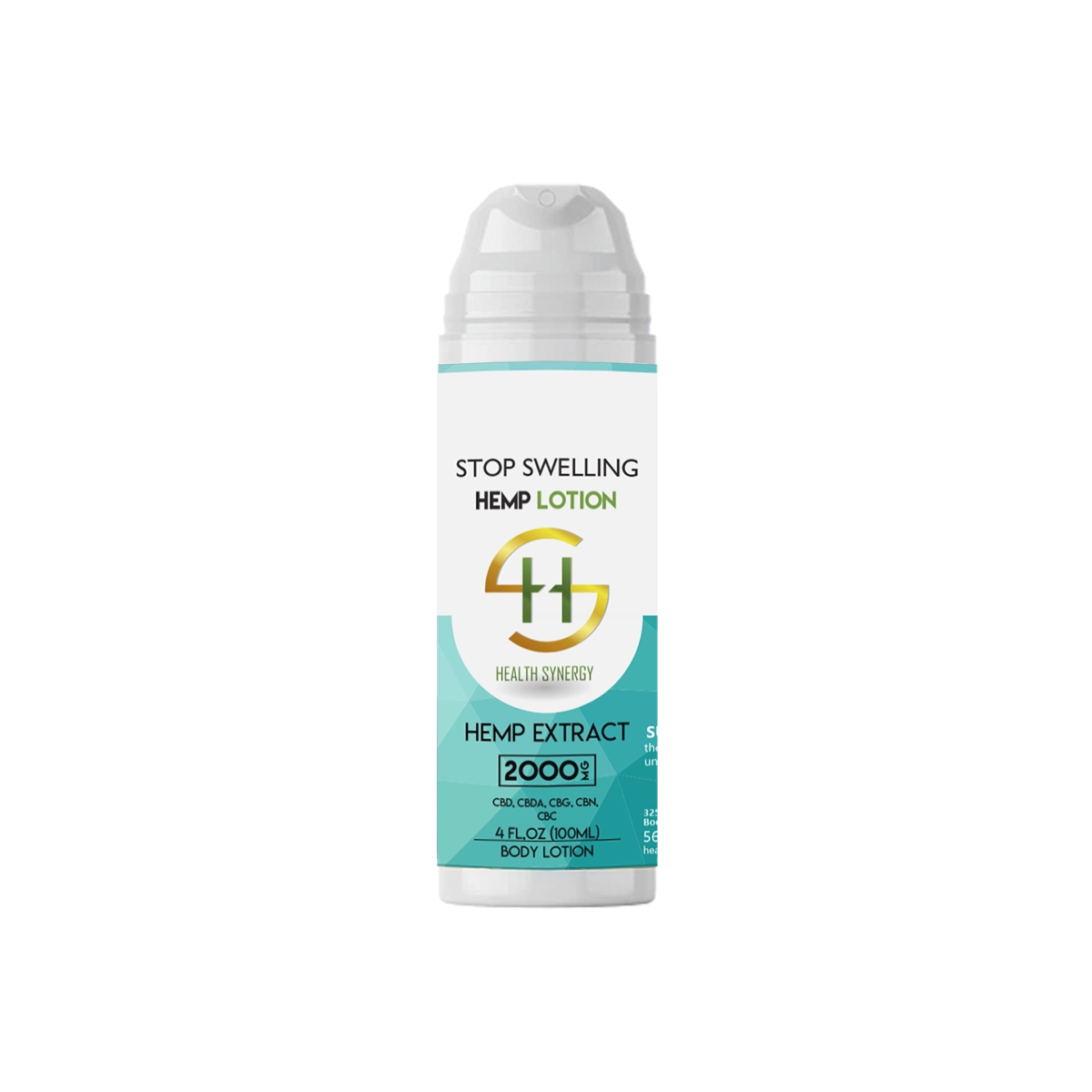 STOP SWELLING HEMP LOTION 2000MG