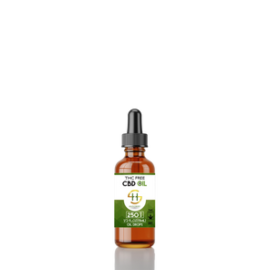 Health Synergy THC Free Broad Spectrum 250mg CBD Oil – natural hemp extract tincture for stress relief, relaxation, and daily wellness – 15ml bottle.